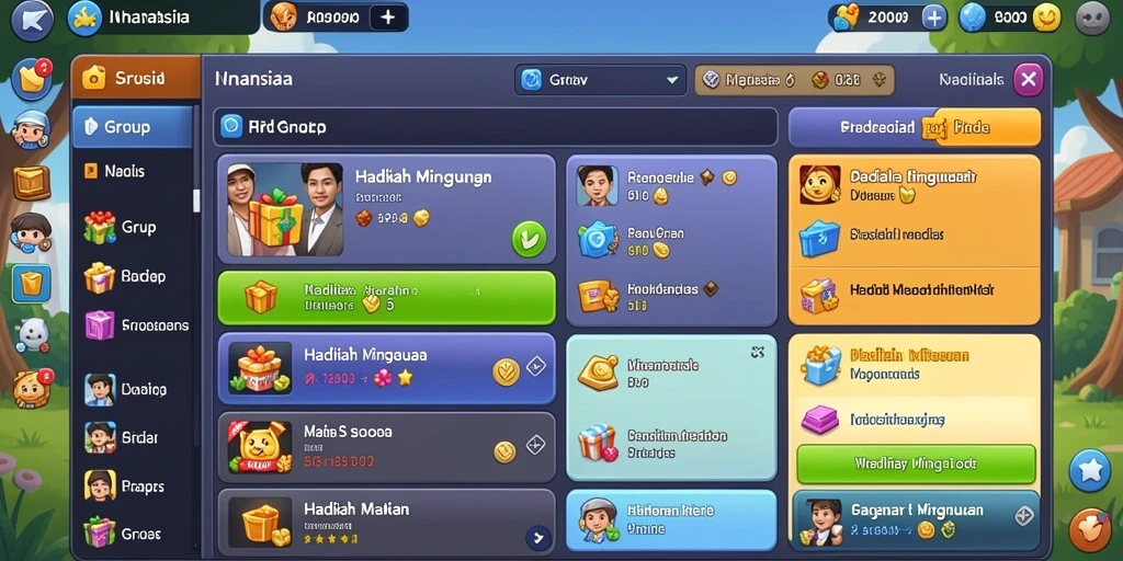 Tampilan antarmuka yang modern dan menarik.