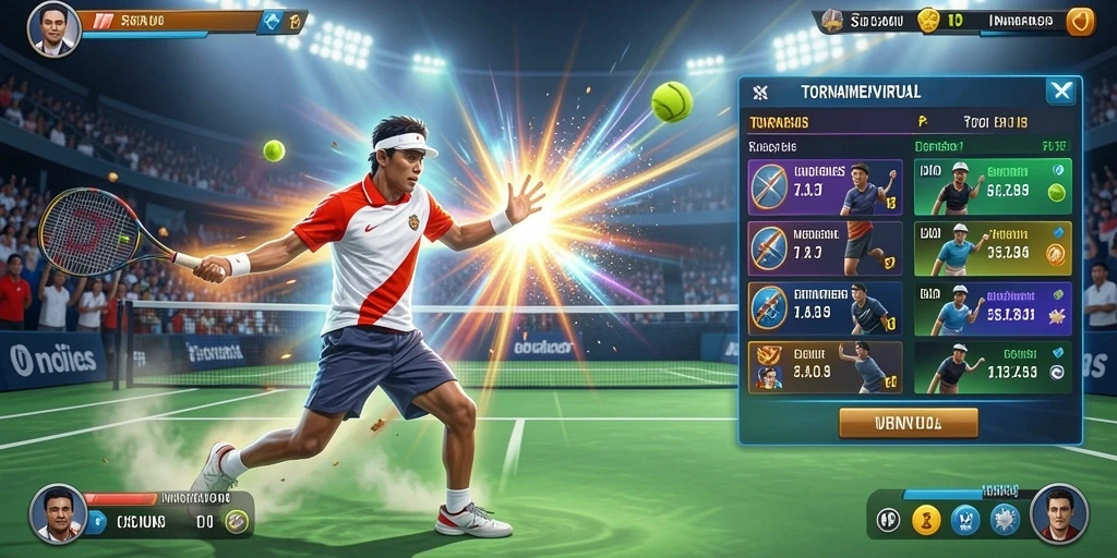 Tangkapan layar menampilkan level yang penuh warna dan detail.