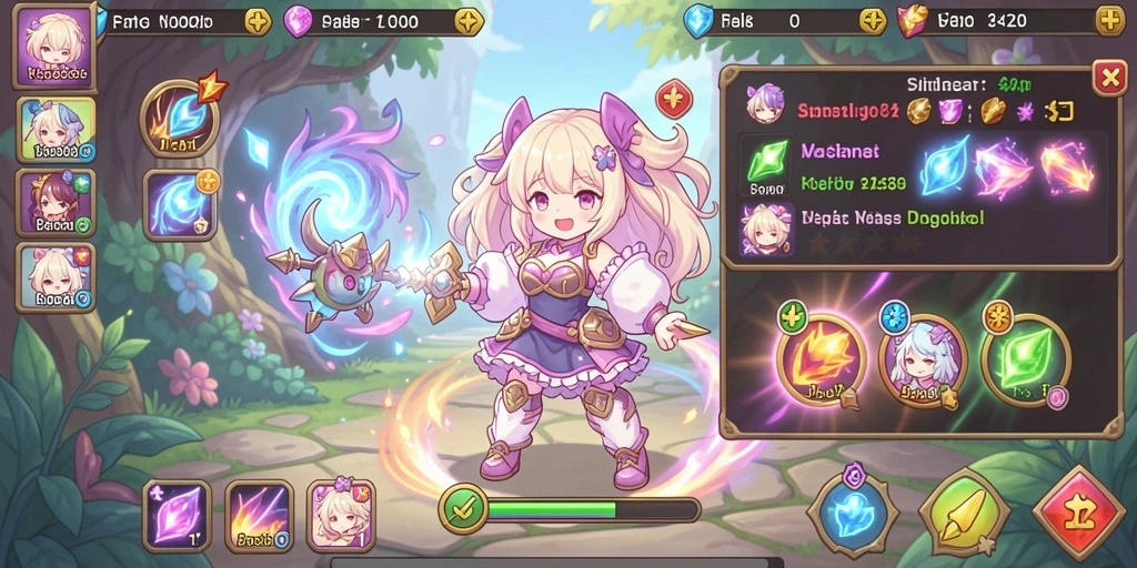 Tampilan permainan slot yang memikat dan warna-warni.
