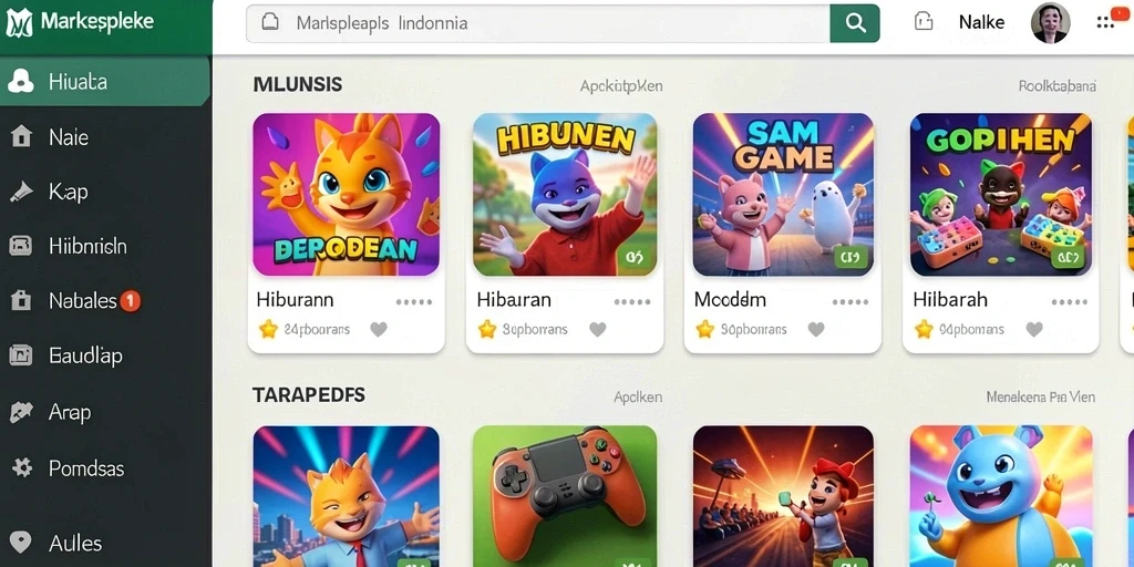 Menampilkan karakter utama dalam action seru.