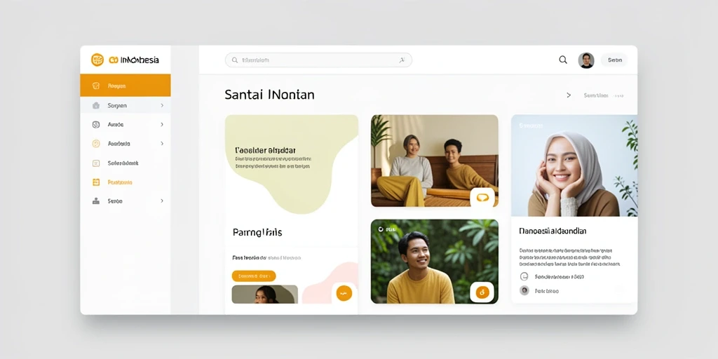 Tampilan antarmuka yang intuitif dan modern.