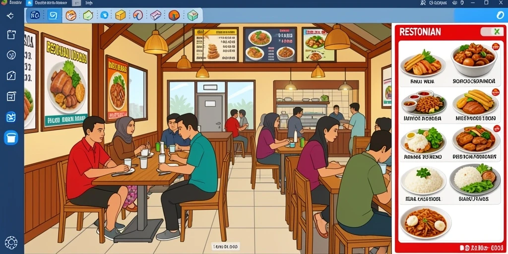 Tampilan antarmuka yang ramah pengguna.